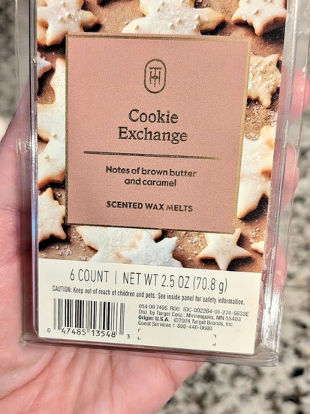 Cookie Exchange Scented Wax Melts Brown  NWT